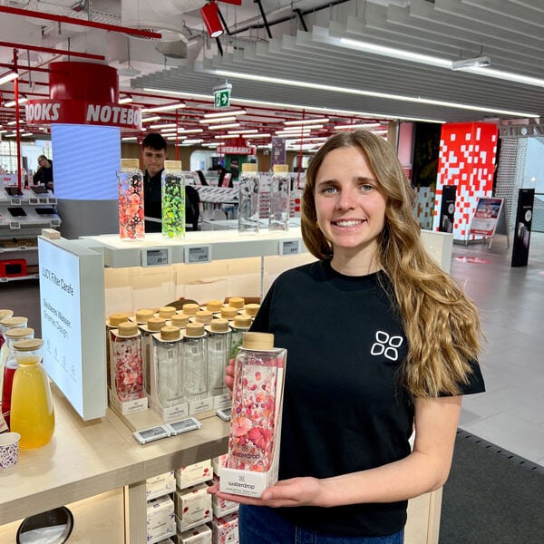 Waterdrop Sales Promotion durch Sellinnx — Produktverkauf am POS Österreich